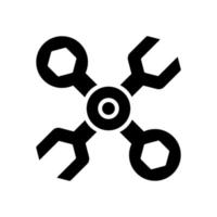 wrench icon for your website, mobile, presentation, and logo design. vector