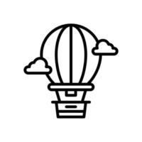 icono de globo de aire para su sitio web, móvil, presentación y diseño de logotipo. vector