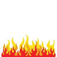 Fire flame Logo icon vector illustration design