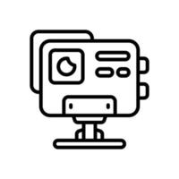 action camera icon for your website, mobile, presentation, and logo design. vector