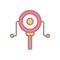 rattle drum icon for your website design, logo, app, UI. vector
