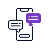 chatting icon for your website, mobile, presentation, and logo design. vector