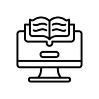 ebook icon for your website design, logo, app, UI. vector