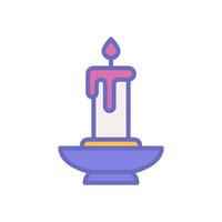 candle icon for your website design, logo, app, UI. vector