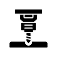 drill machine icon for your website design, logo, app, UI. vector