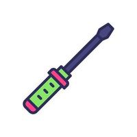 screwdriver icon for your website, mobile, presentation, and logo design. vector