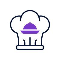 chef hat icon for your website design, logo, app, UI. vector