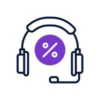 headphone icon for your website, mobile, presentation, and logo design. vector