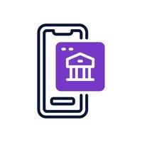 mobile banking icon for your website, mobile, presentation, and logo design. vector