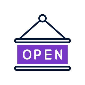 open icon for your website design, logo, app, UI. vector