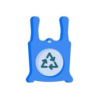 eco plastic bag icon for your website design, logo, app, UI. vector