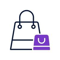 compras bolso icono para tu sitio web diseño, logo, aplicación, ui vector