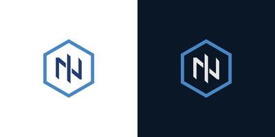 Modern and unique N I  logo design vector