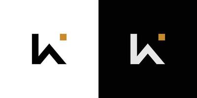 Modern and unique W logo design vector