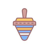 spinning top icon for your website design, logo, app, UI. vector
