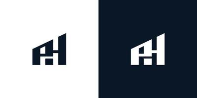 Modern and strong letter  PH initials logo design vector