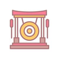 gong icono para tu sitio web diseño, logo, aplicación, ui vector