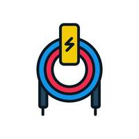 cable icon for your website design, logo, app, UI. vector