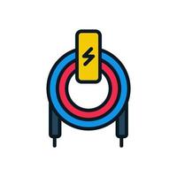 cable icono para tu sitio web diseño, logo, aplicación, ui vector