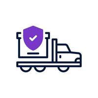 delivery insurance icon for your website, mobile, presentation, and logo design. vector