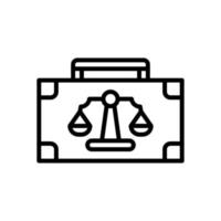 briefcase icon for your website design, logo, app, UI. vector