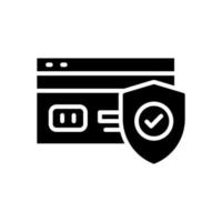 secure payment icon for your website, mobile, presentation, and logo design. vector