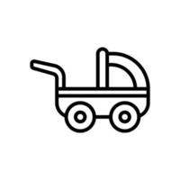 stroller icon for your website design, logo, app, UI. vector