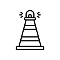 traffic cone icon for your website design, logo, app, UI. vector