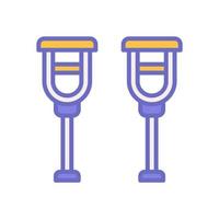 crutch icon for your website design, logo, app, UI. vector