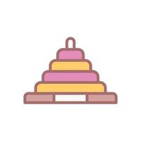stacking ring icon for your website design, logo, app, UI. vector