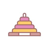 apilado anillo icono para tu sitio web diseño, logo, aplicación, ui vector