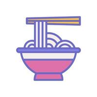 noodles icon for your website design, logo, app, UI. vector