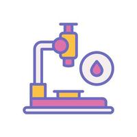 microscopio icono para tu sitio web diseño, logo, aplicación, ui vector