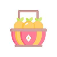 tangerine icon for your website design, logo, app, UI. vector