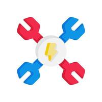 wrench icon for your website design, logo, app, UI. vector