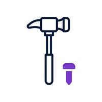 hammer icon for your website design, logo, app, UI. vector