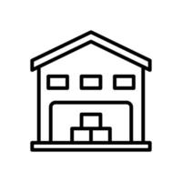 warehouse icon for your website design, logo, app, UI. vector