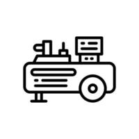 air compressor icon for your website, mobile, presentation, and logo design. vector