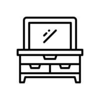 dresser icon for your website design, logo, app, UI. vector