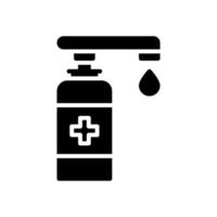 hand sanitizer icon for your website design, logo, app, UI. vector