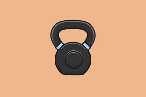 Metal Gym Dumbbell vector illustration. Gym fitness object icon concept. Bodybuilding and weightlifting sport equipment. Dumbbell for training body muscles vector design. Body fitness, Gym exercise.