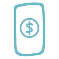 digital money online saving vector