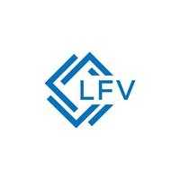 LFV letter design. vector