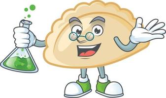 Pierogi cartoon character style vector