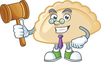 Pierogi cartoon character style vector