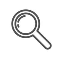 Inspection related icon outline and linear vector. vector