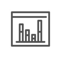 Inspection related icon outline and linear vector. vector