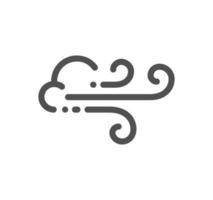 Weather related icon outline and linear vector. vector