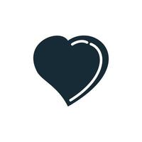 Heart Love Icon Design Template Elements vector