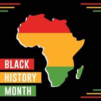 Black History Month vector